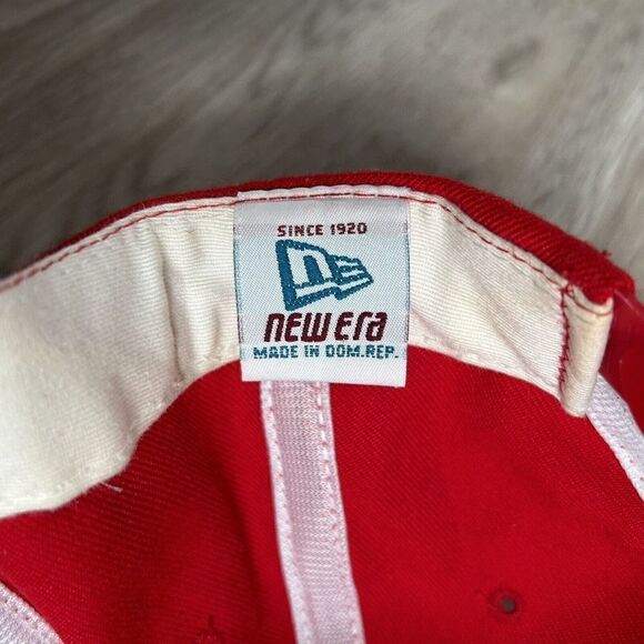 Vintage New Era Ohio State‎ Buckeyes Hat Snapback NCAA College Football Red Cap - Picture 4 of 8